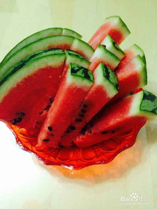 圆形瓜怎么切方便吃